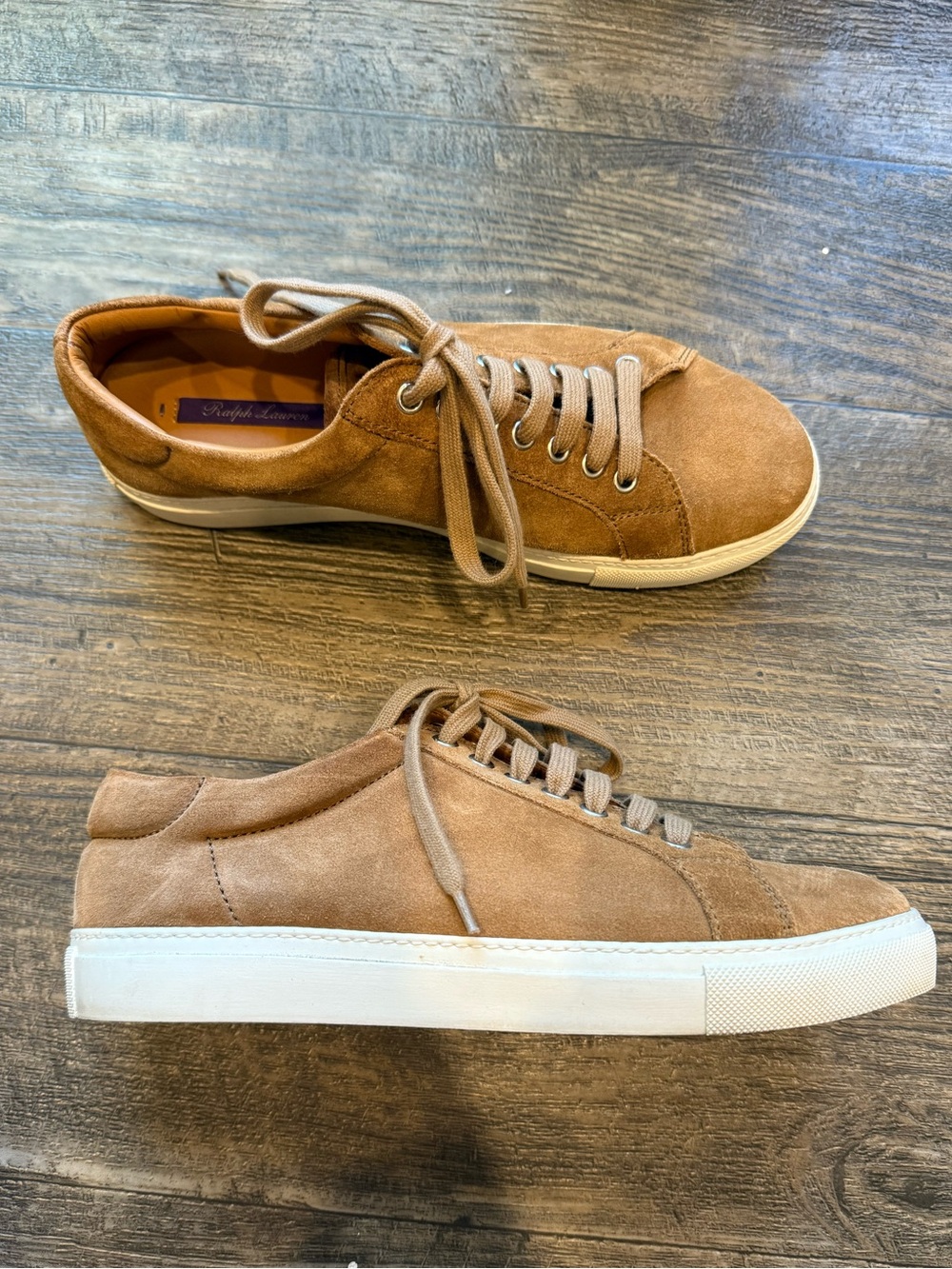 Ralph Lauren Purple Label Suede Sneakers